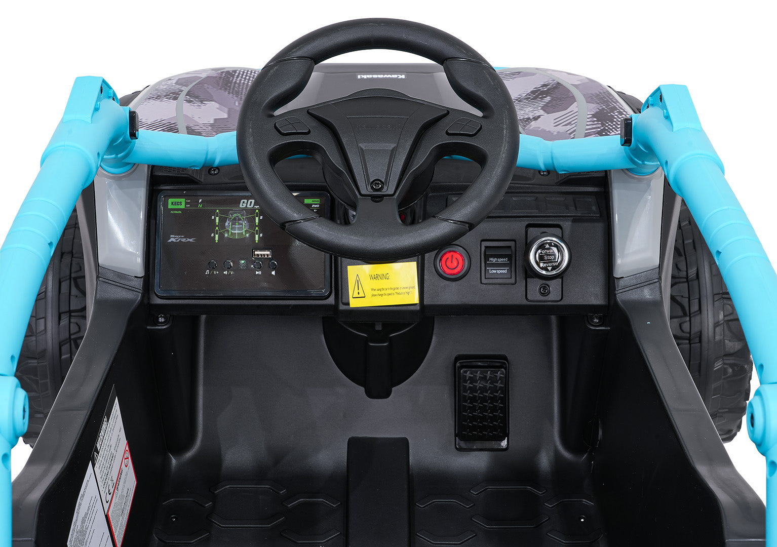 Licencirani buggy na akumulator Kawasaki TERYX KRX1000 4x4 - plavi