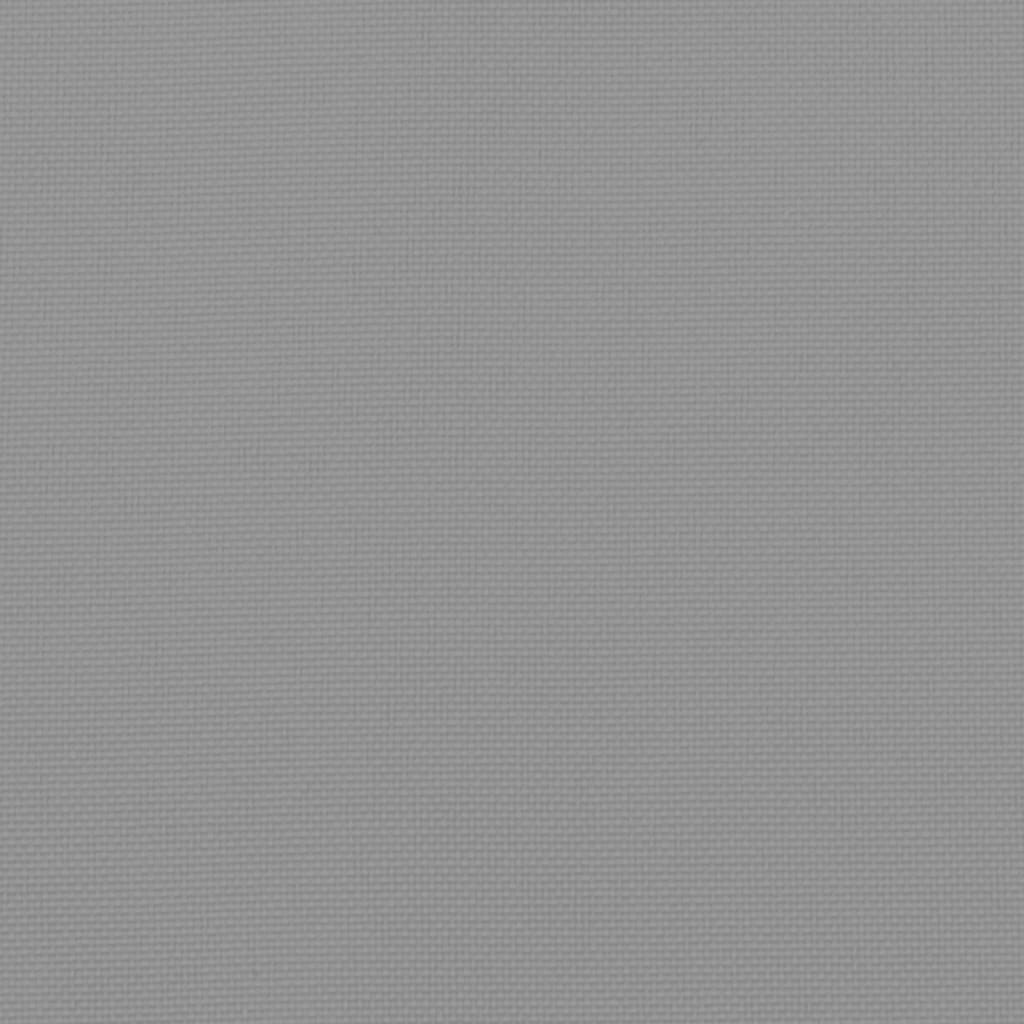 Jastuci za vrtne stolice 4 kom sivi 120 x 50 x 3 cm od tkanine