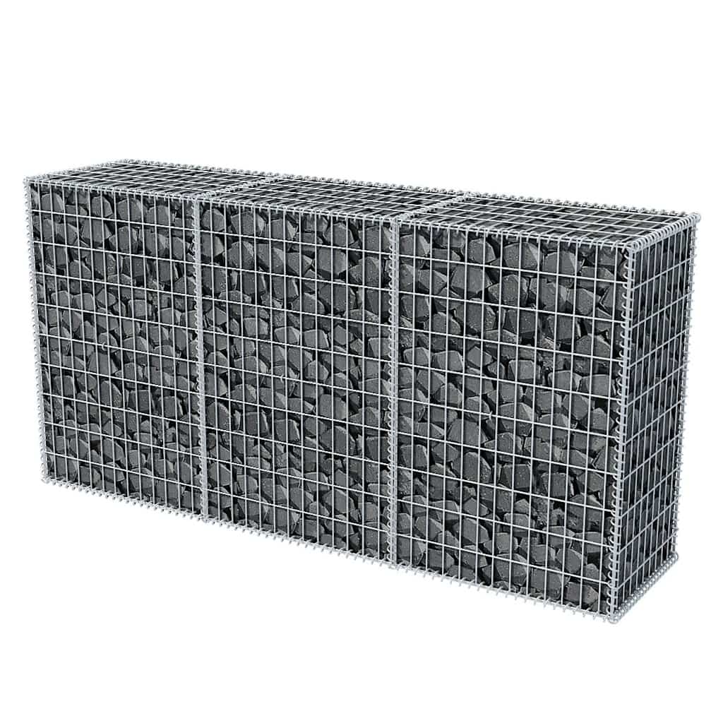 Gabionska košara od pocinčanog čelika 200 x 50 x 100 cm