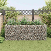 Gabionska sadilica čelična 270 x 90 x 100 cm
