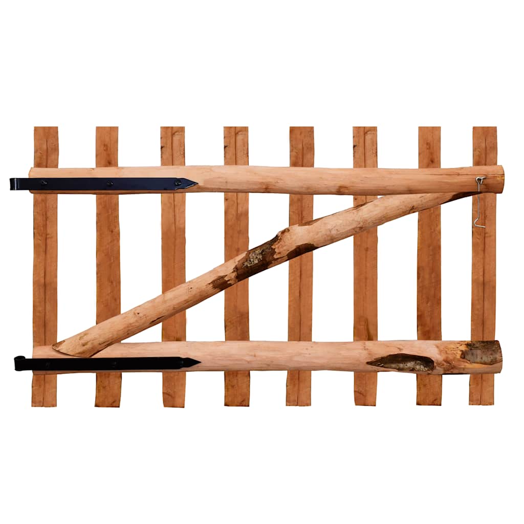 Jednostruka vrata za ogradu od drva lješnjaka 100 x 60 cm
