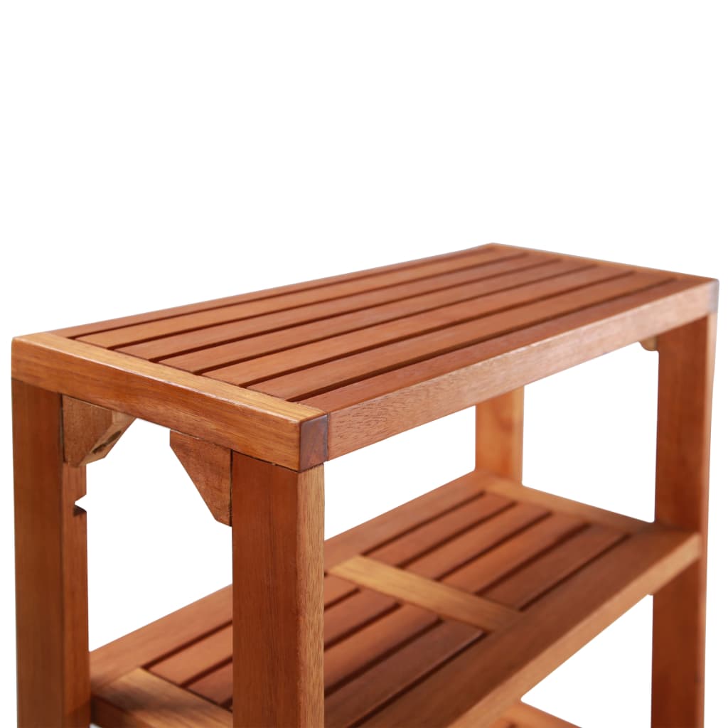 3-dijelni sklopivi bistro set od masivnog bagremovog drva