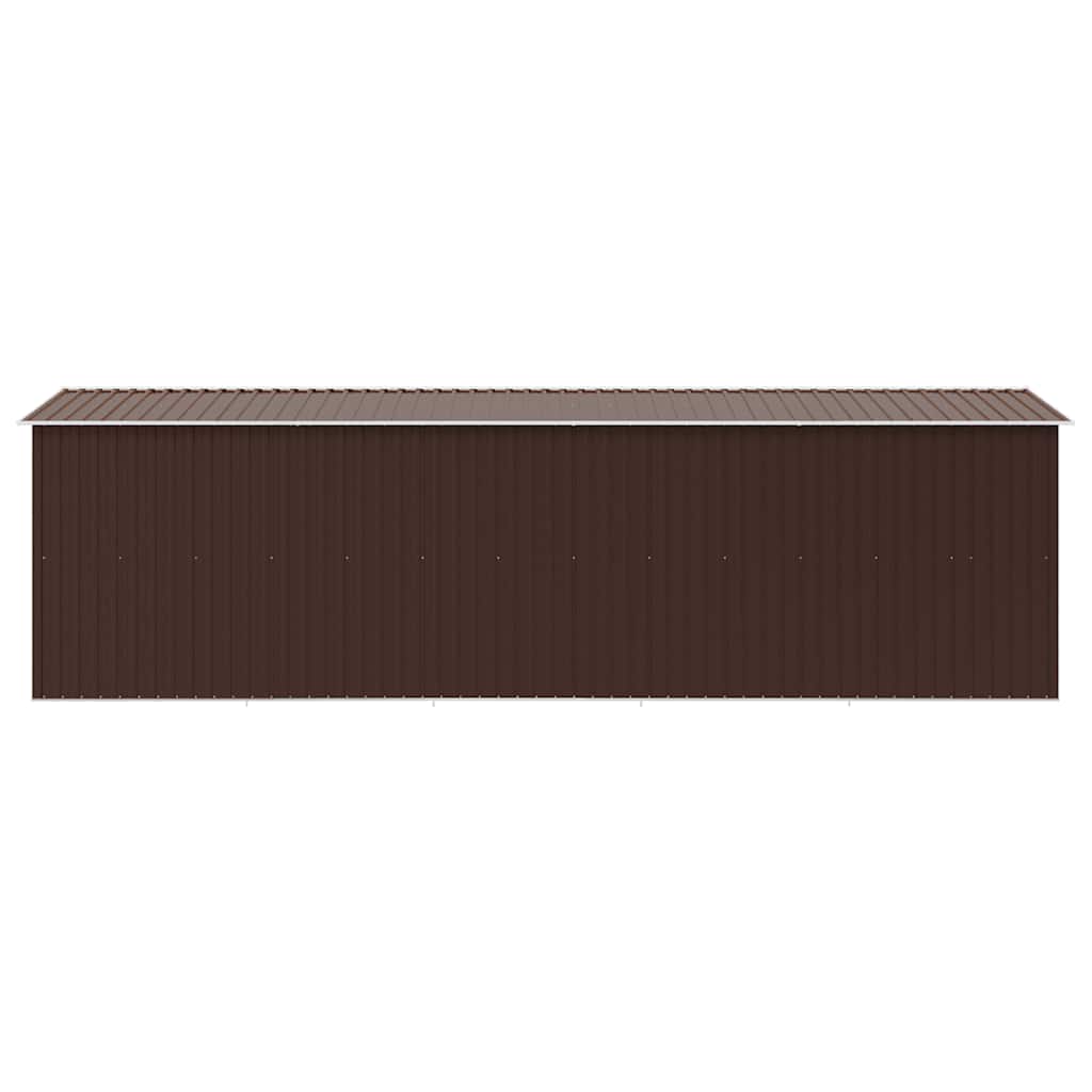 Vrtno spremište 257 x 580 x 181 cm metalno smeđe