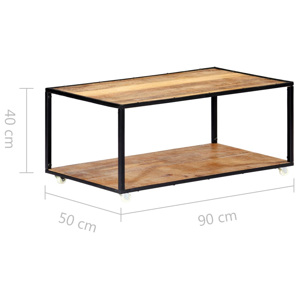Klub stolić 90x50x40 cm Masivno reciklirano drvo