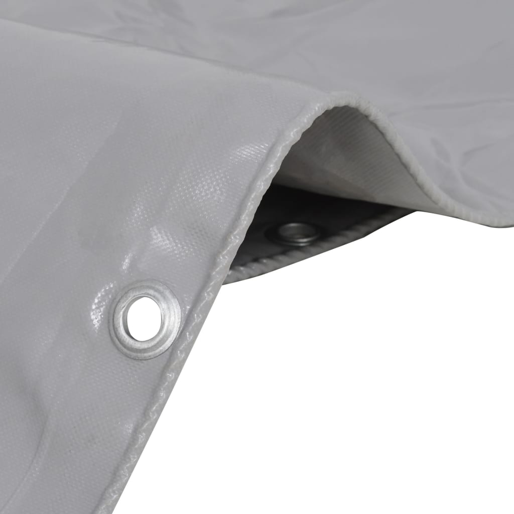 Cerada 650 g/m² 1,5 x 10 m siva
