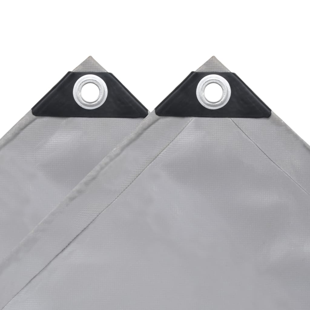 Cerada 650 g/m² 3,5 x 5 m siva