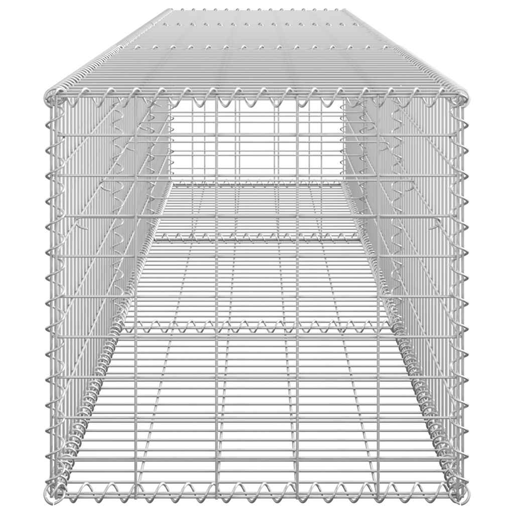 Gabionski zid s poklopcima od pocinčanog čelika 300 x 50 x 50 cm