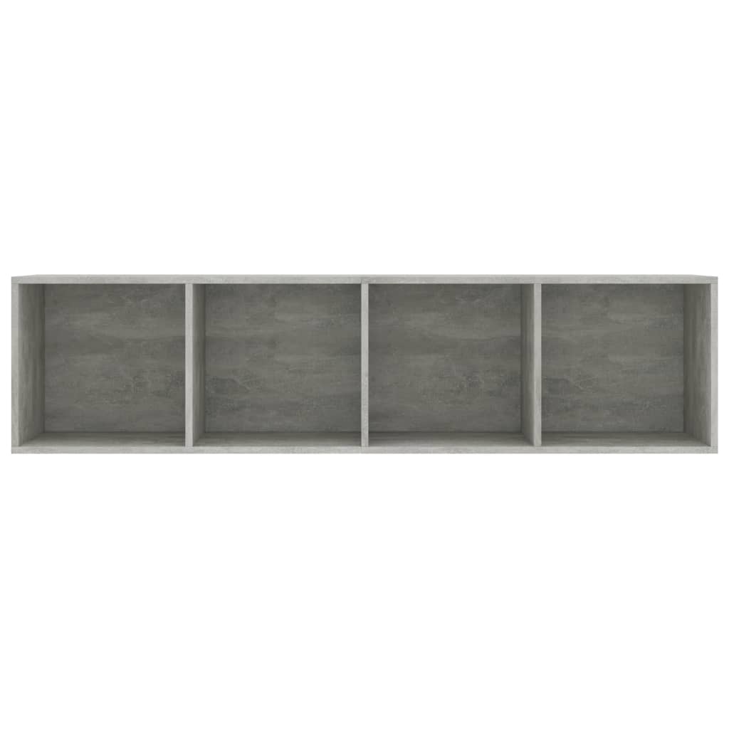 Ormarić za knjige/TV siva boja betona 143 x 30 x 36 cm
