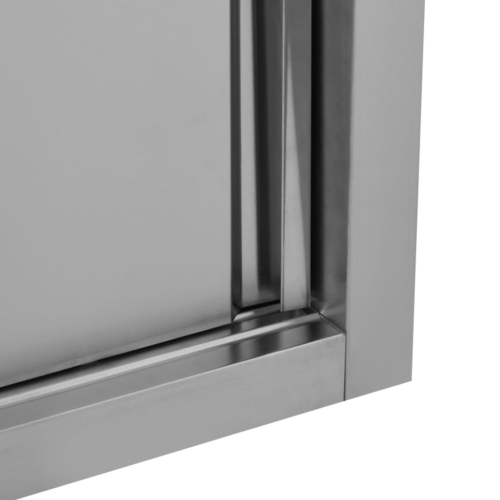 Kuhinjski zidni ormarić s kliznim vratima 150x40x50 cm čelični