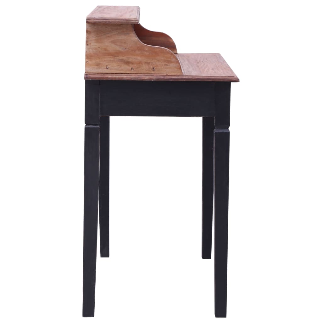 Pisaći stol s ladicama 90 x 50 x 101 cm masivno drvo mahagonija