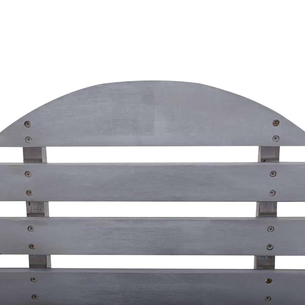 Stolica Adirondack od masivnog bagremovog drva siva