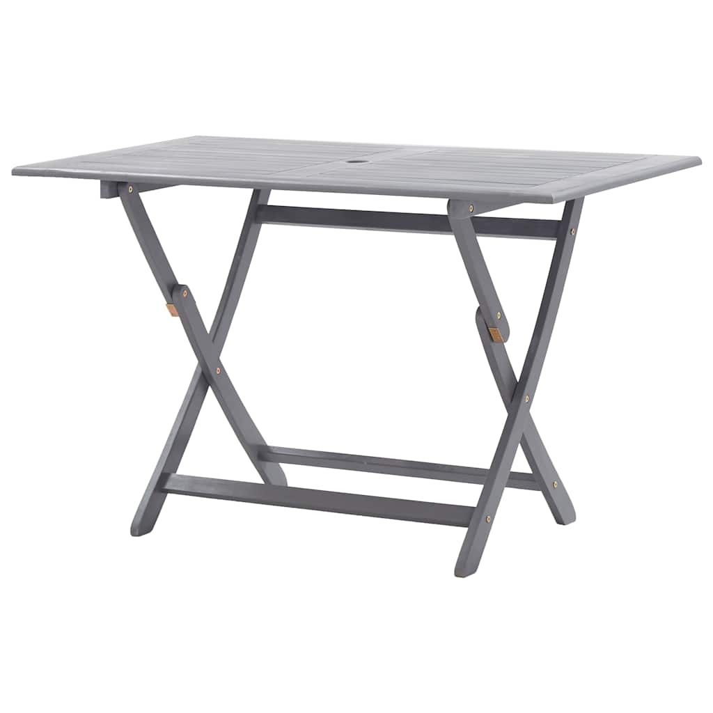 Sklopivi vrtni stol 120 x 70 x 75 cm masivno bagremovo drvo