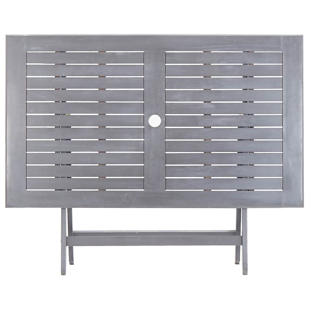 Sklopivi vrtni stol 120 x 70 x 75 cm masivno bagremovo drvo