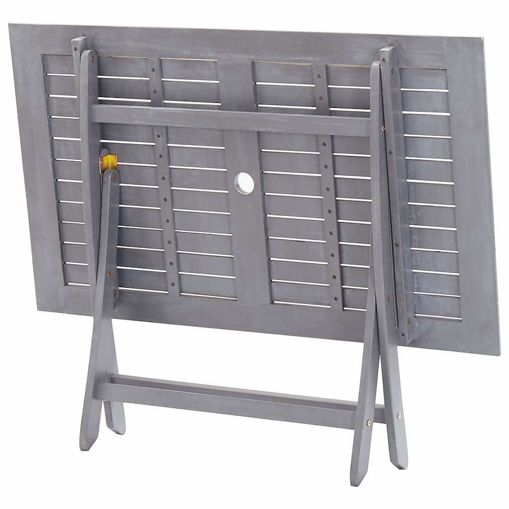 Sklopivi vrtni stol 120 x 70 x 75 cm masivno bagremovo drvo