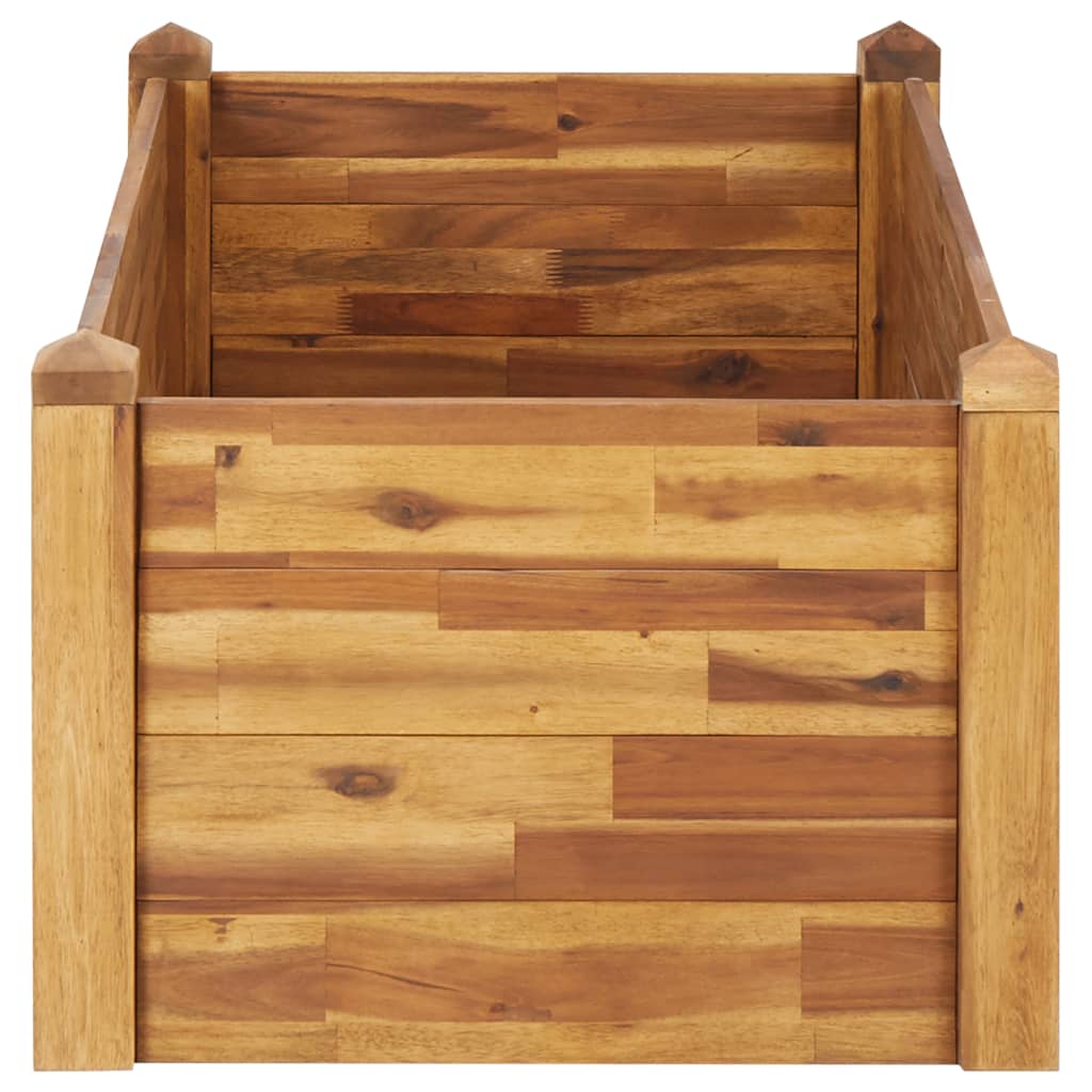 Vrtna gredica od masivnog bagremovog drva 110 x 60 x 44 cm