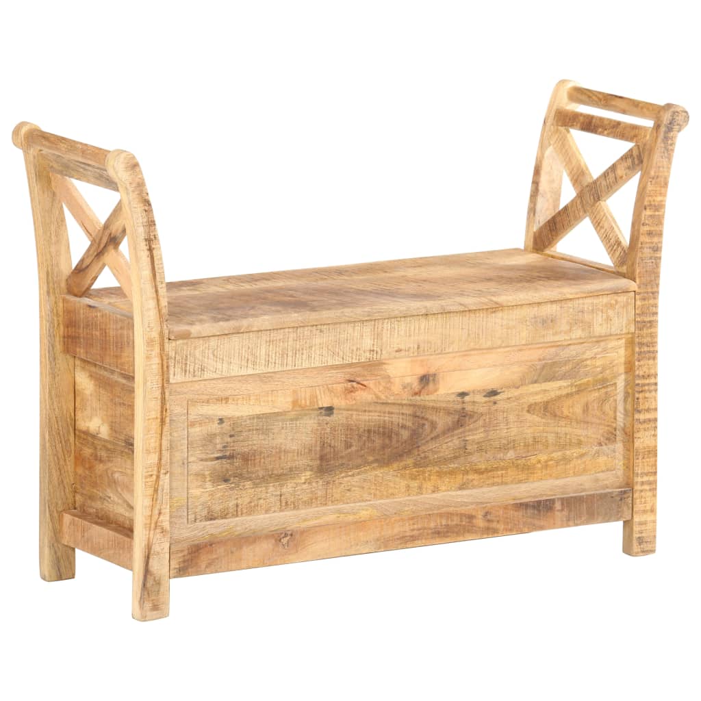 Klupa za hodnik 103 x 33 x 72 cm od masivnog drva manga
