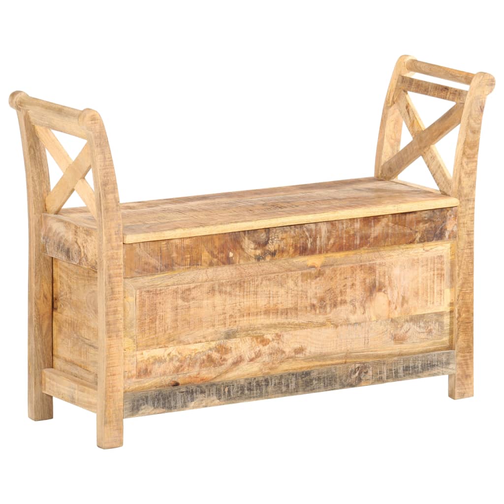 Klupa za hodnik 103 x 33 x 72 cm od masivnog drva manga