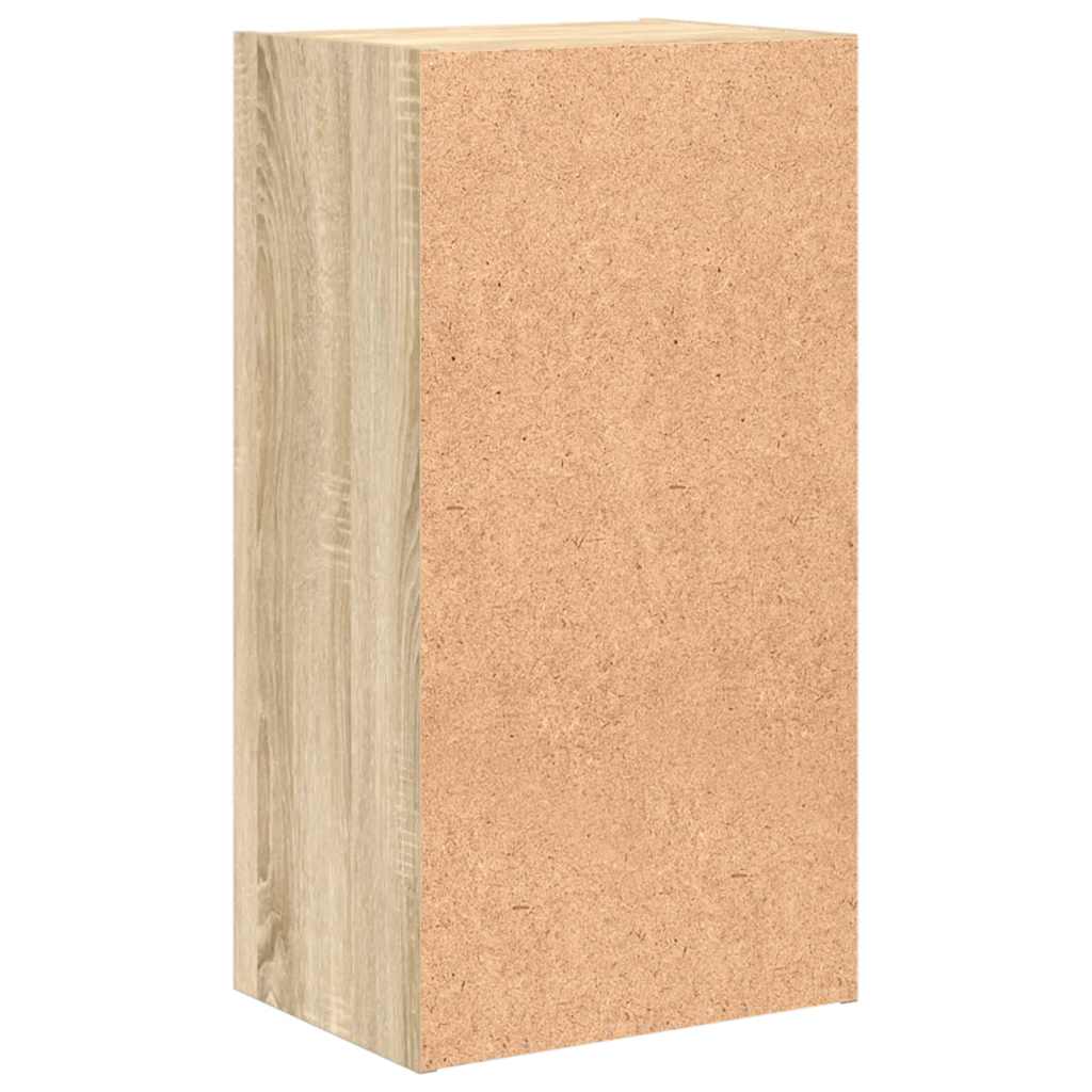 Ormarić za knjige s 2 razine boja hrasta 40x30x76,5 cm drveni
