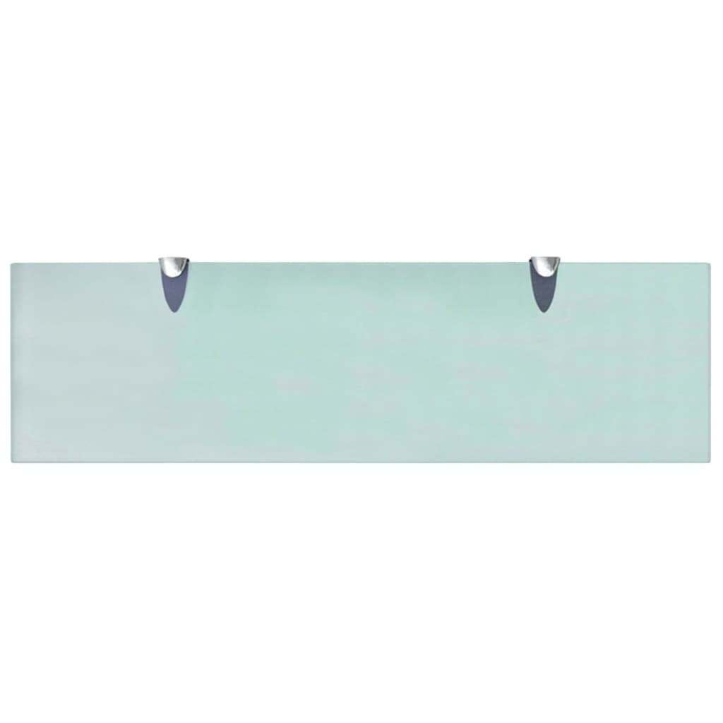 Zidne police 2 kom staklene 70 x 20 cm 8 mm