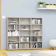 Ormarić za CD-ove boja betona 100x23x89,5 cm konstruirano drvo