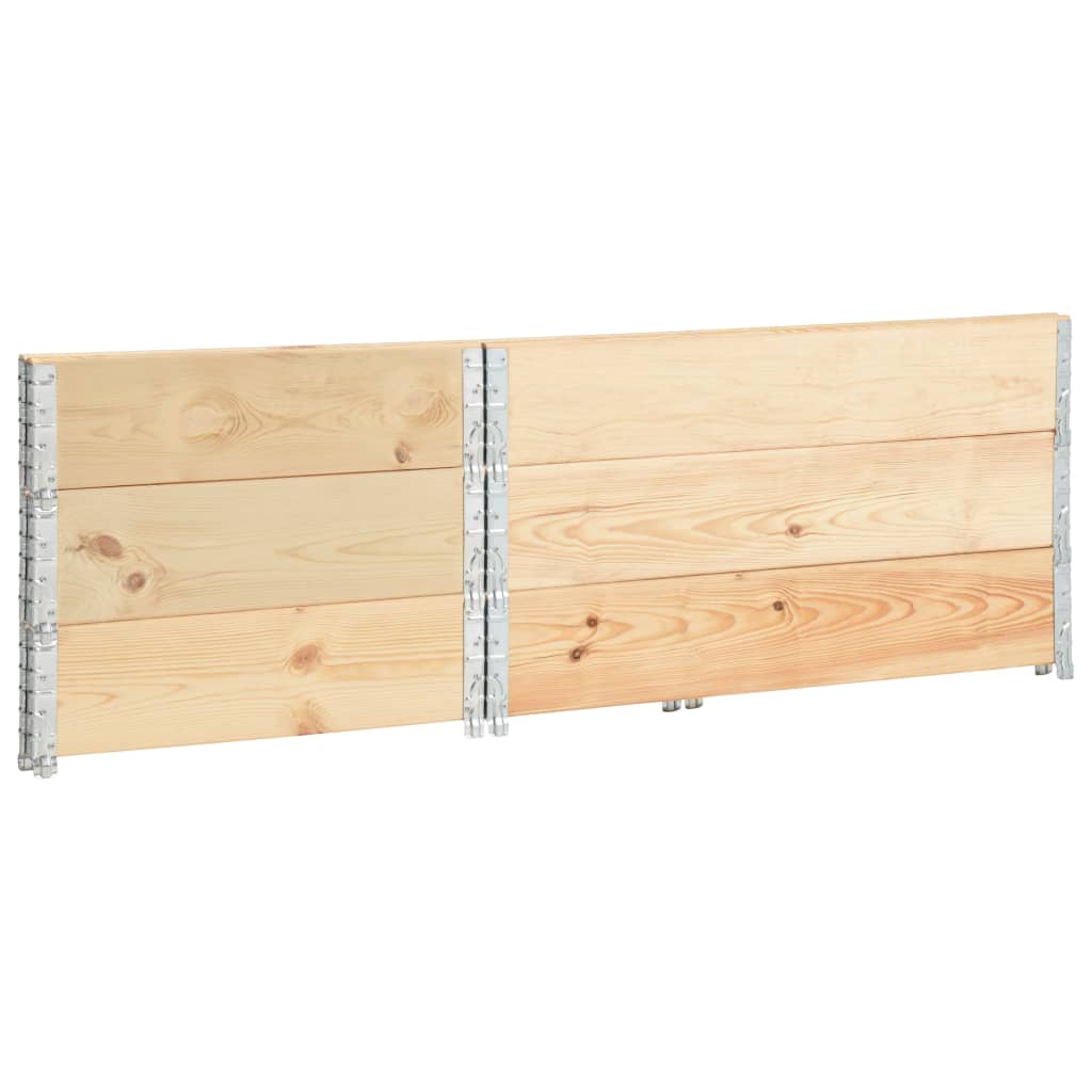 Povišene gredice 3 kom 80 x 120 cm od masivne borovine