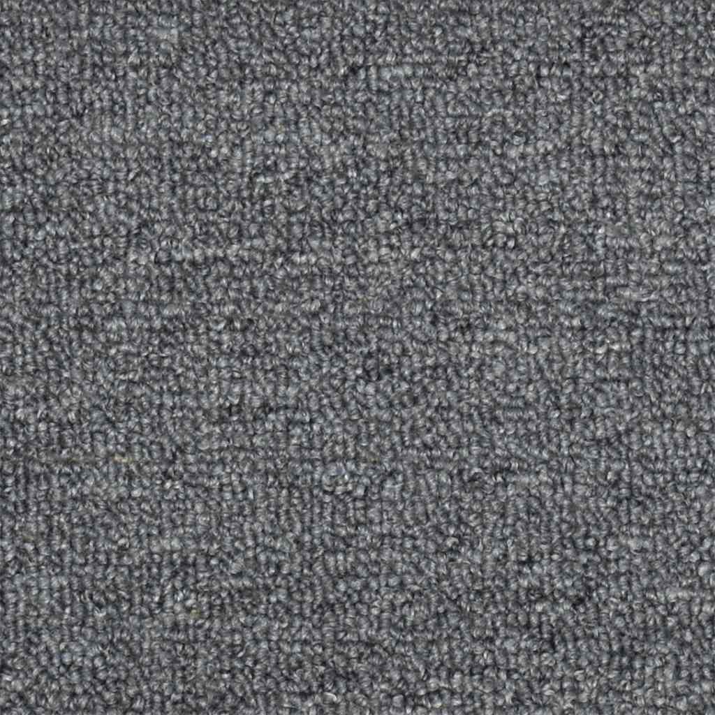 Prostirke za stepenice 15 kom 56x17x3 cm svijetlo sive i plave poluokrugle