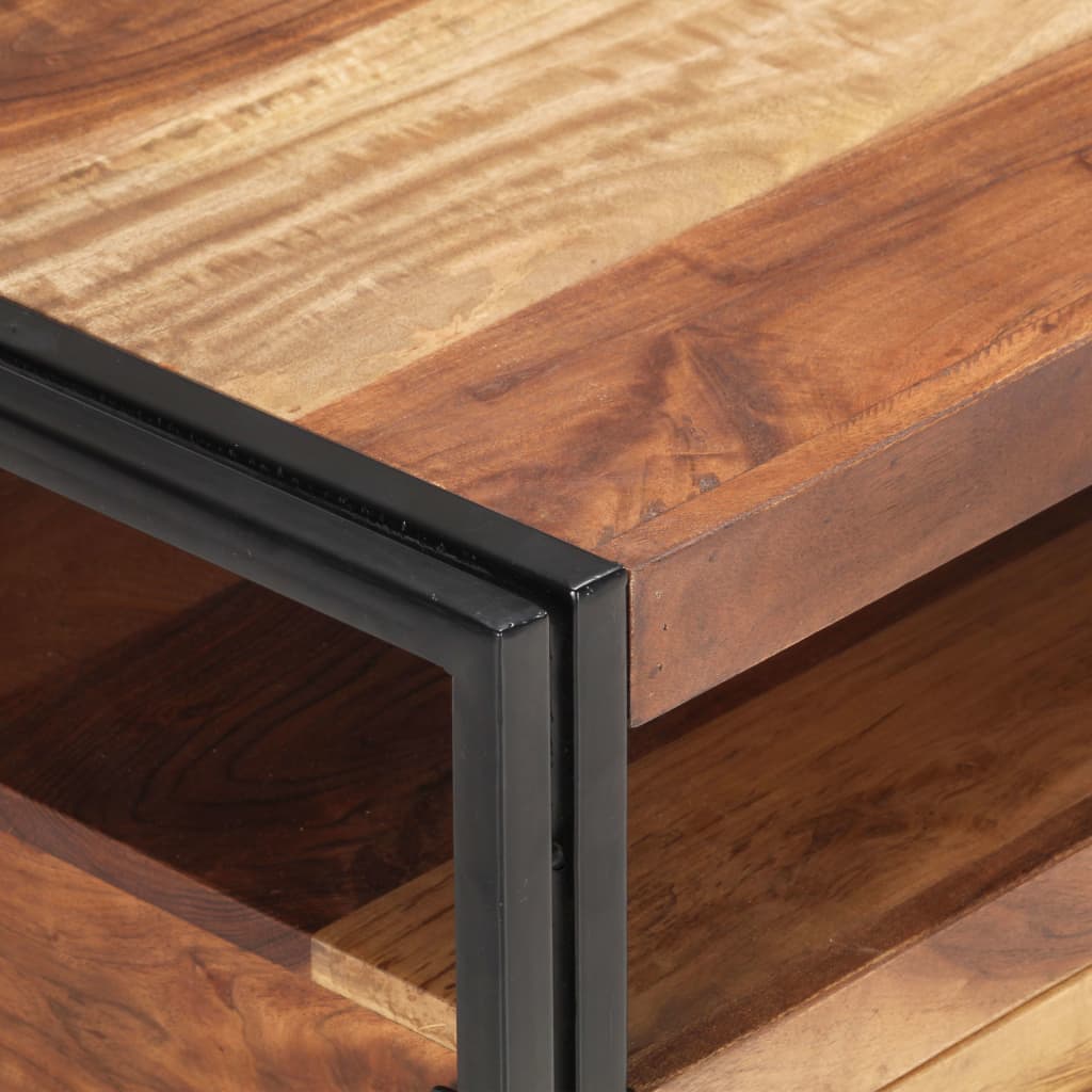Stolić za kavu 100 x 55 x 45 cm od masivnog bagremovog drva