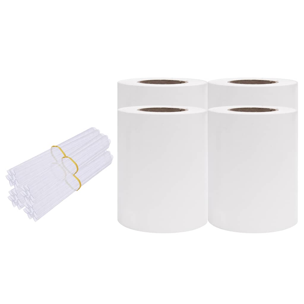 Vrtni zasloni za privatnost 4 kom PVC 35 x 0,19 m bijeli