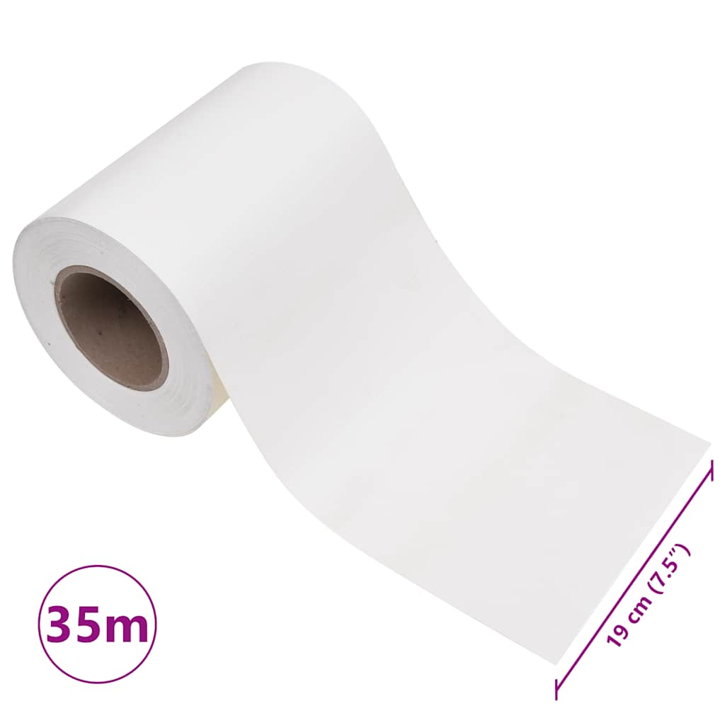 Vrtni zasloni za privatnost 4 kom PVC 35 x 0,19 m bijeli