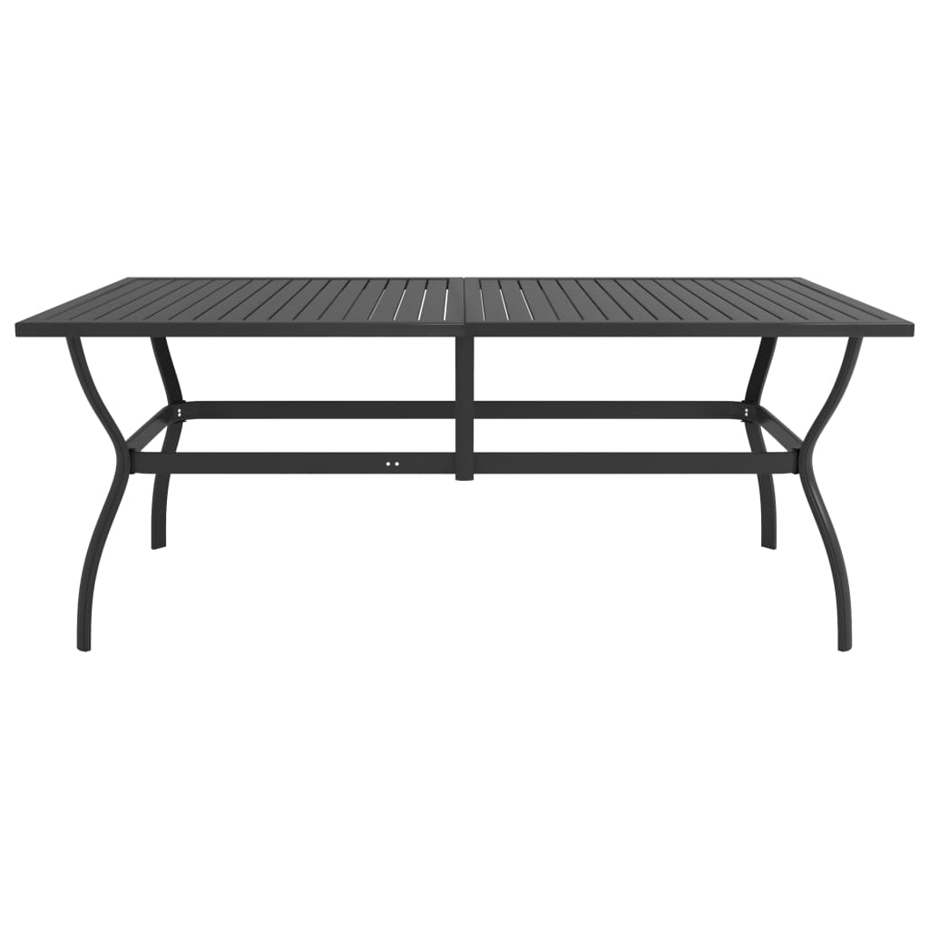 Vrtni stol antracit 190 x 80 x 72 cm čelični