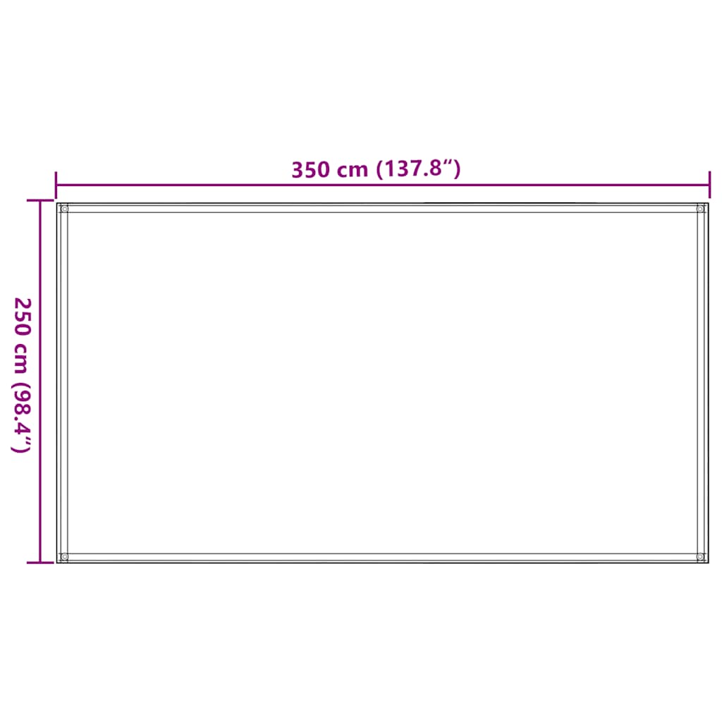 Tepih za šator 250 x 350 cm plavi