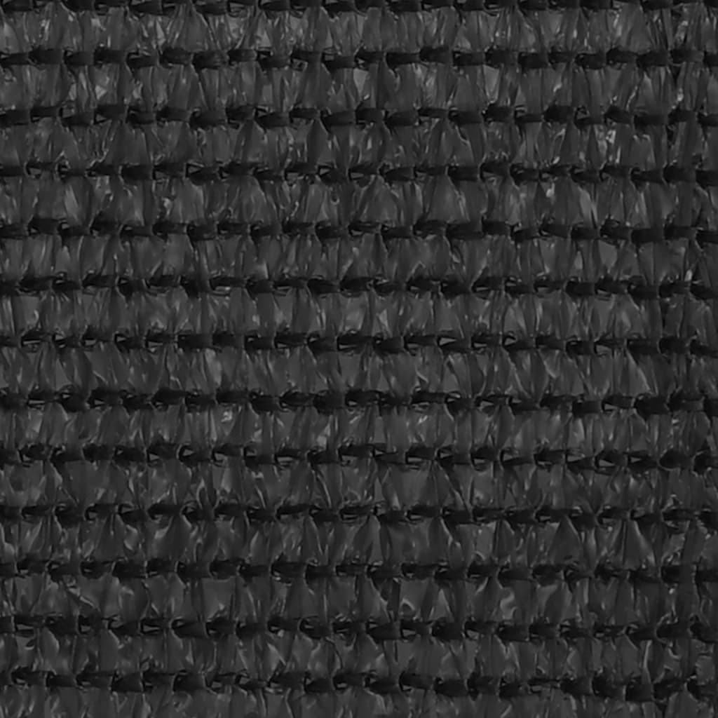 Balkonski zastor antracit 90 x 500 cm HDPE