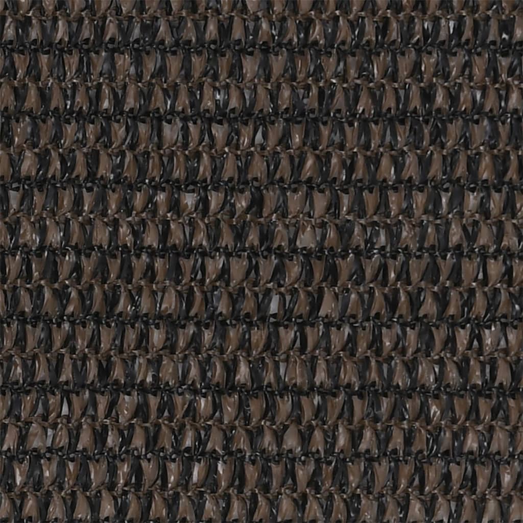 Balkonski zastor smeđi 90 x 500 cm HDPE