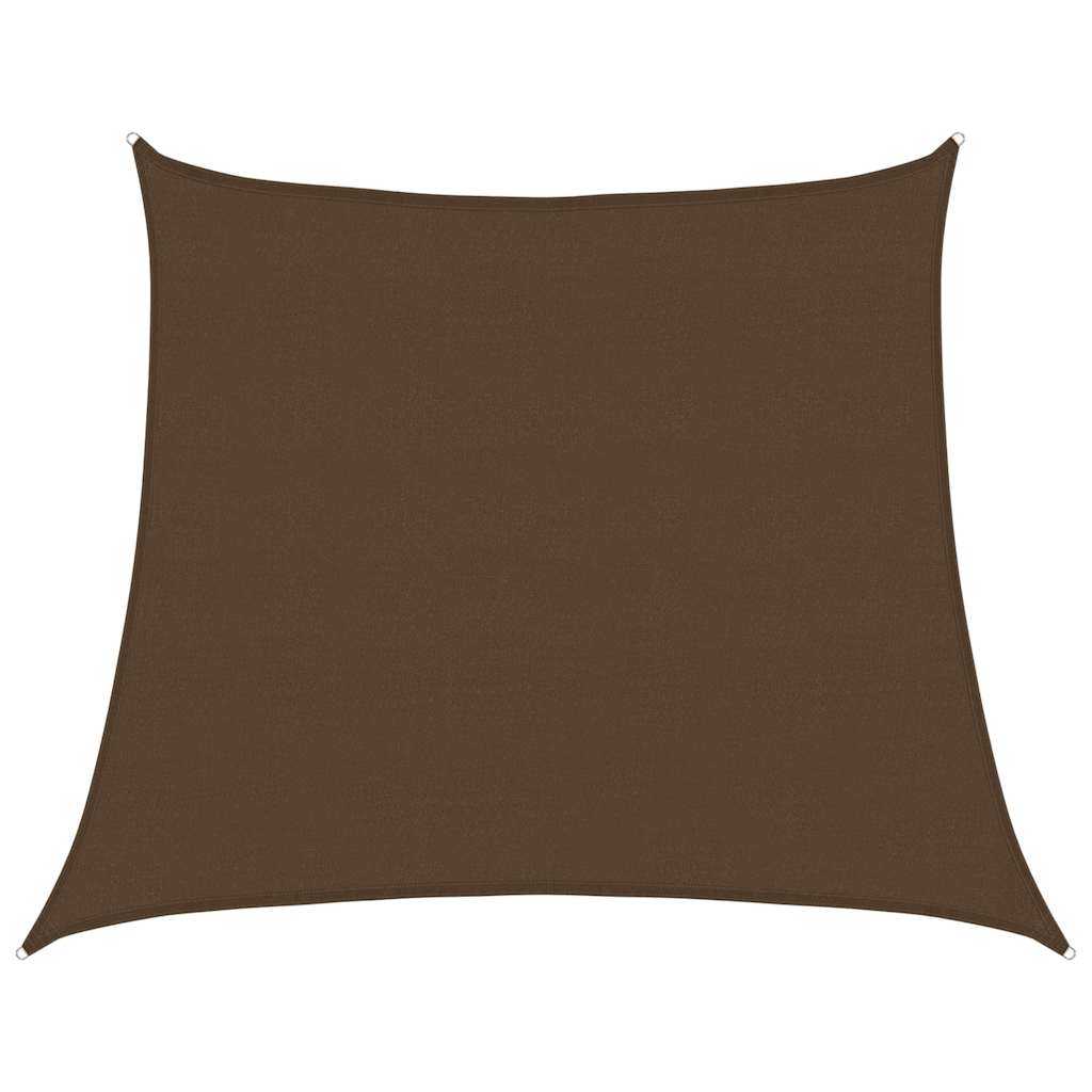 Jedro za zaštitu od sunca 160 g/m² Trapezoidno smeđe 4/5x4 m HDPE