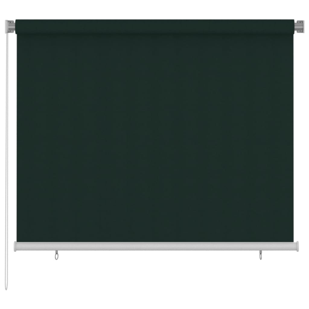 Vanjska roleta za zamračivanje 180 x 140 cm tamnozelena HDPE