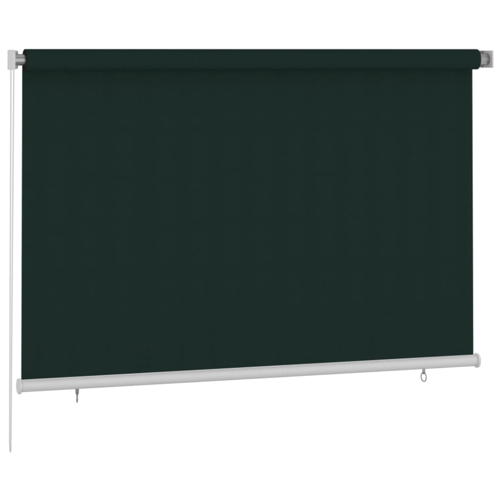 Vanjska roleta za zamračivanje 220 x 140 cm tamnozelena HDPE