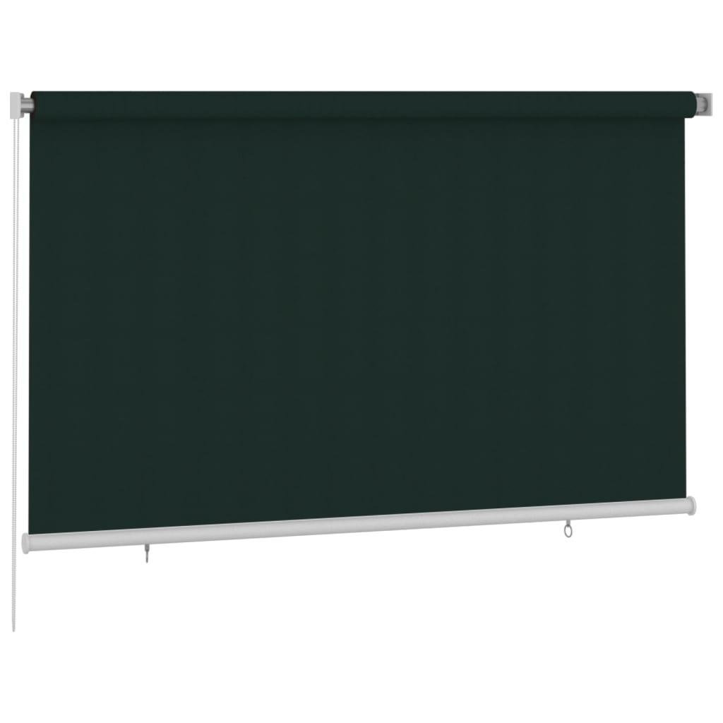 Vanjska roleta za zamračivanje 240 x 140 cm tamnozelena HDPE