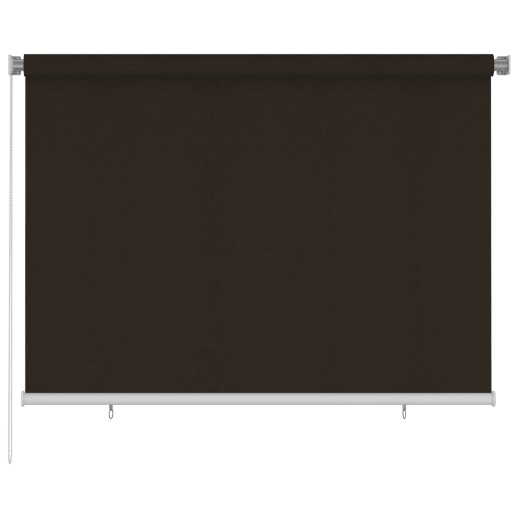Vanjska roleta za zamračivanje 200 x 140 cm smeđa HDPE