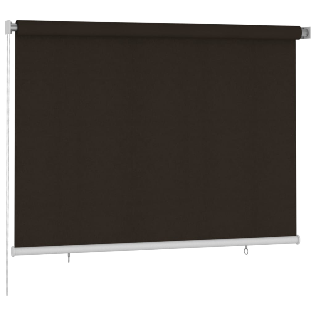 Vanjska roleta za zamračivanje 200 x 140 cm smeđa HDPE
