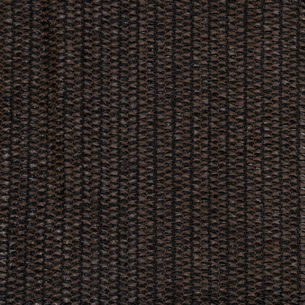 Vanjska roleta za zamračivanje 350 x 140 cm smeđa HDPE