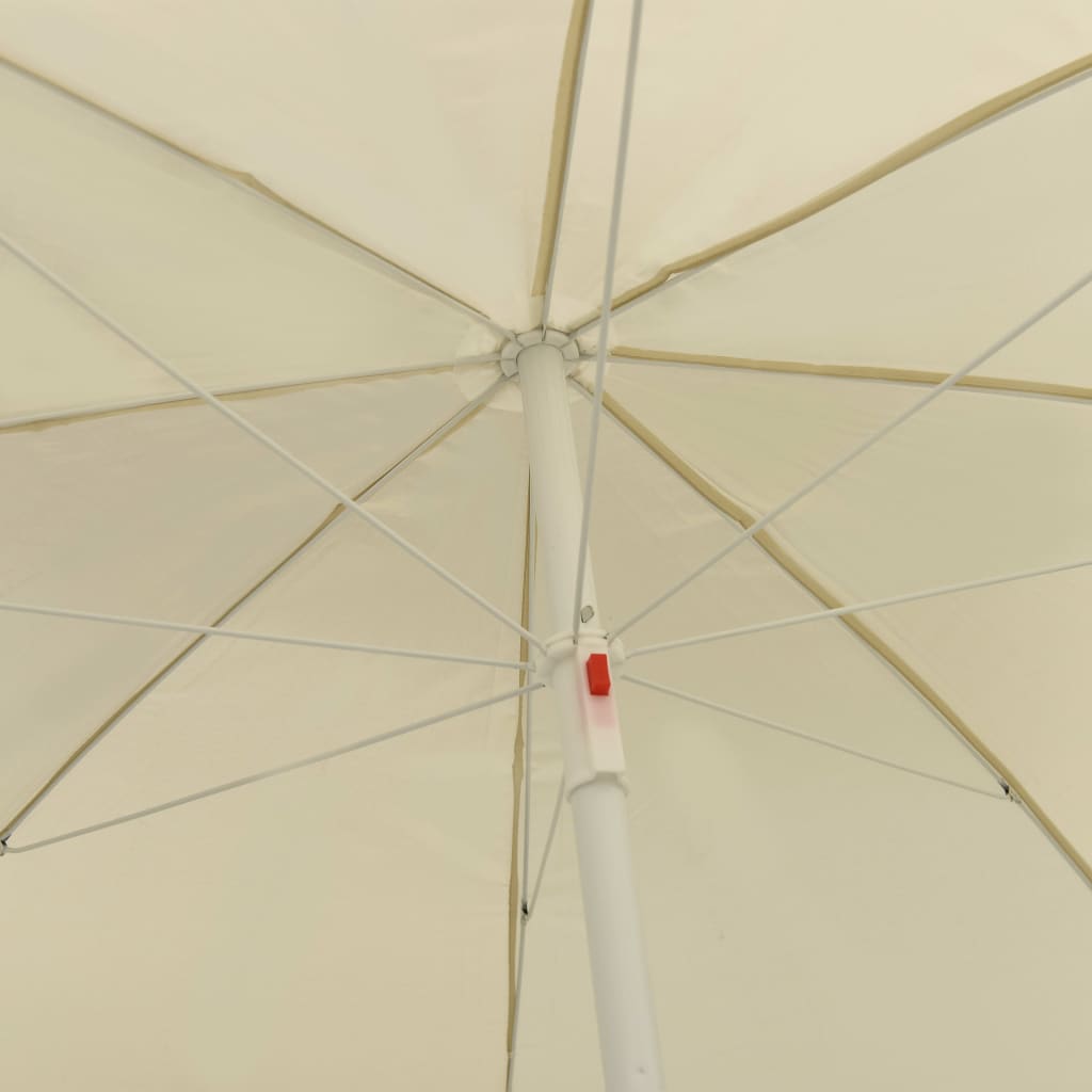 Suncobran za plažu žuta boja pijeska 240 cm