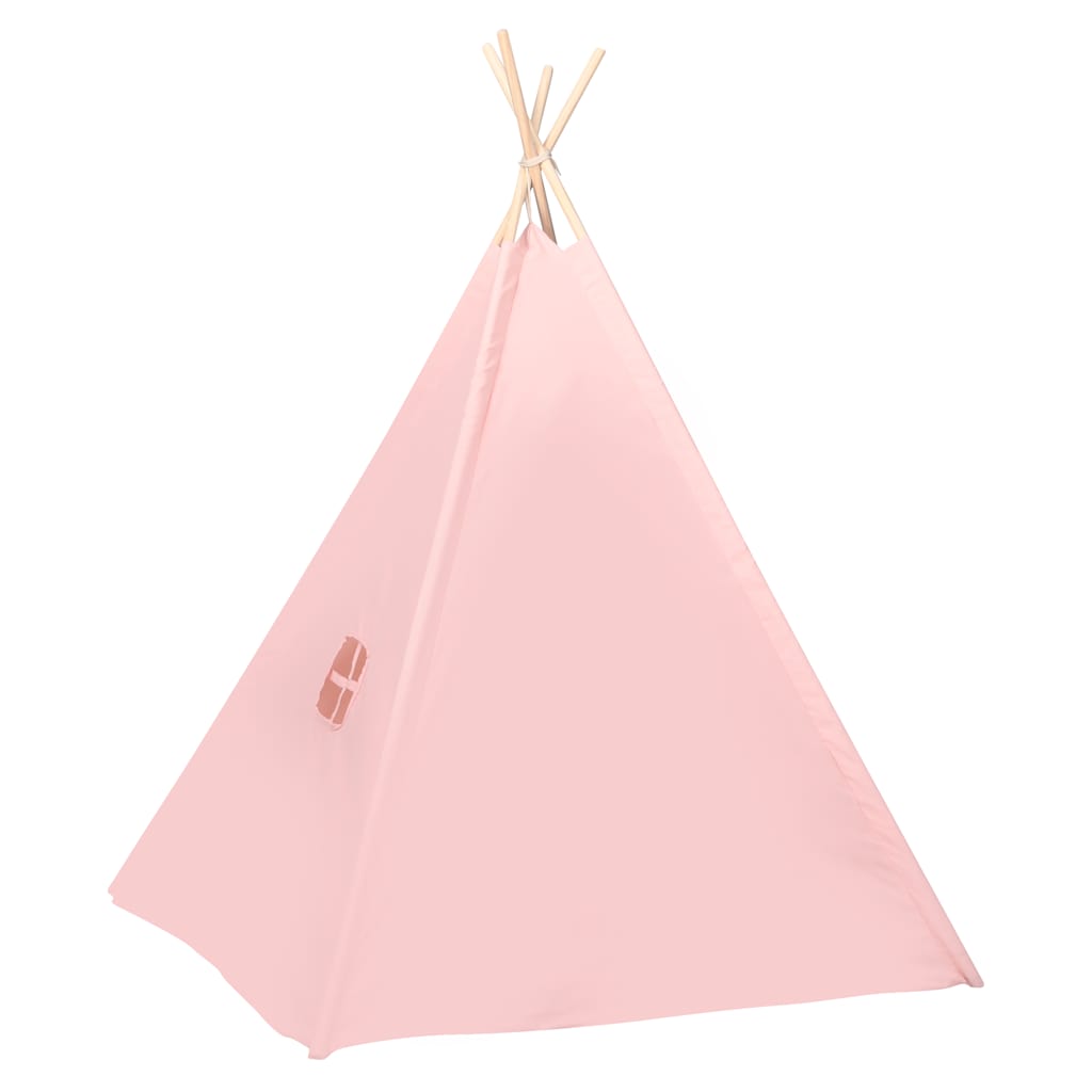 Dječji šator tipi od breskvine kore ružičasti 120x120x150 cm