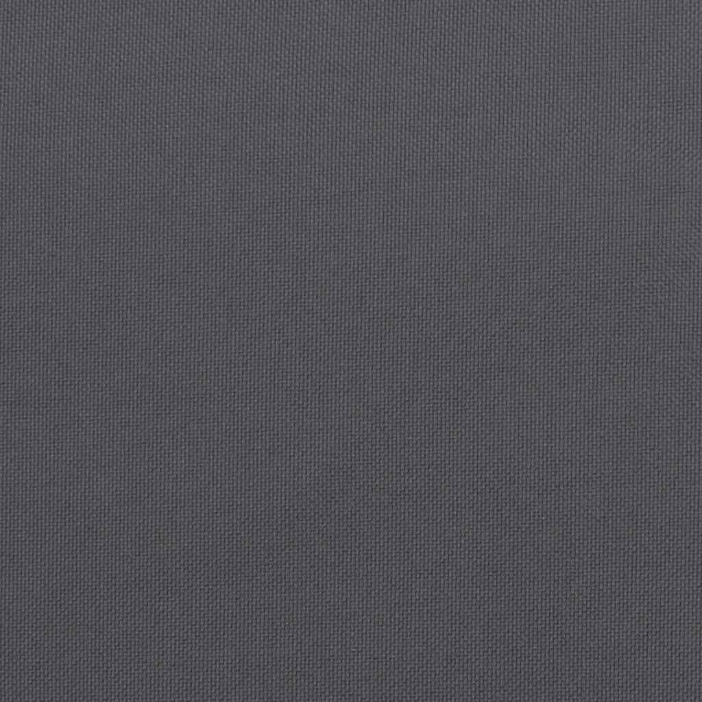Jastuk za vrtnu klupu antracit 200x(50+50)x7 cm tkanina Oxford