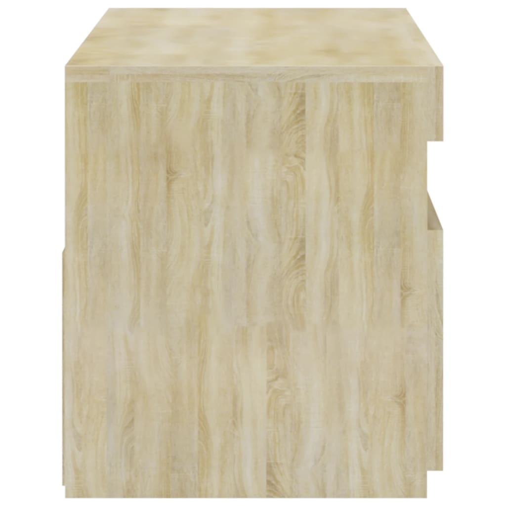 TV ormarić s LED svjetlima boja hrasta sonome 75 x 35 x 40 cm