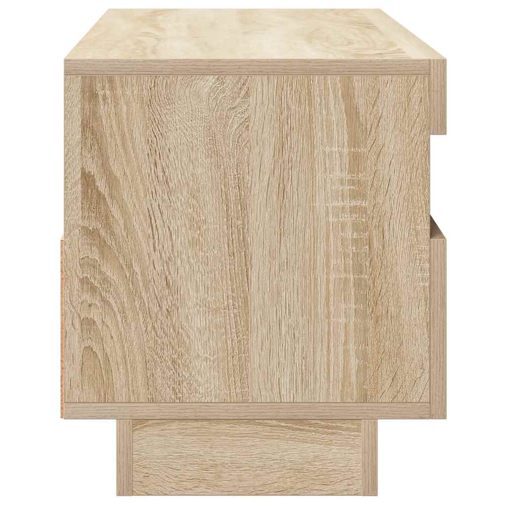 TV ormarić s LED svjetlima boja hrasta sonome 100 x 35 x 40 cm