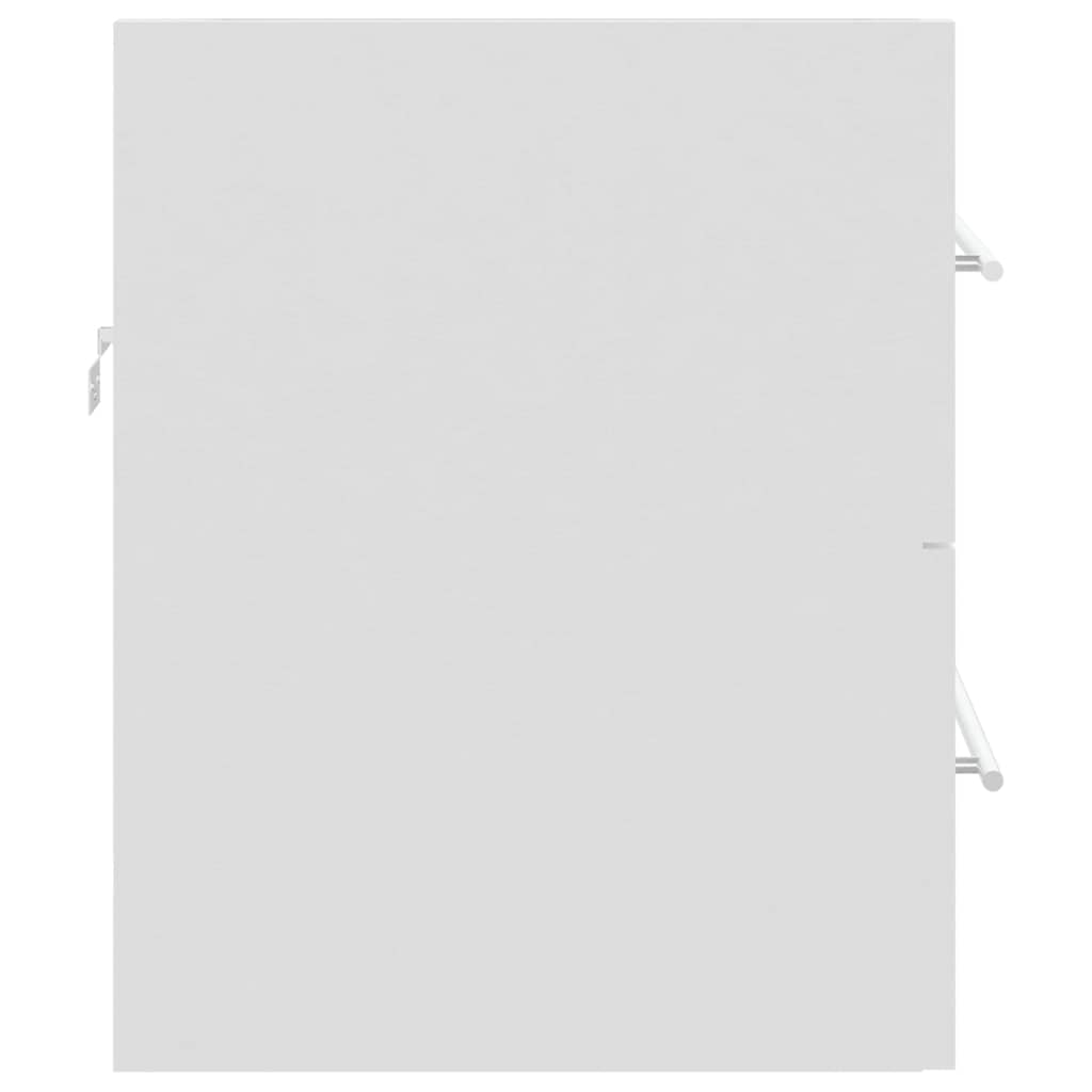 Ormarić za umivaonik bijeli 60 x 38,5 x 48 cm konstruirano drvo