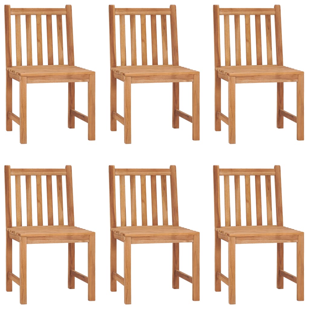 Vrtni blagovaonski set od 7 dijelova 120 x 70 cm masivno tikovino drvo