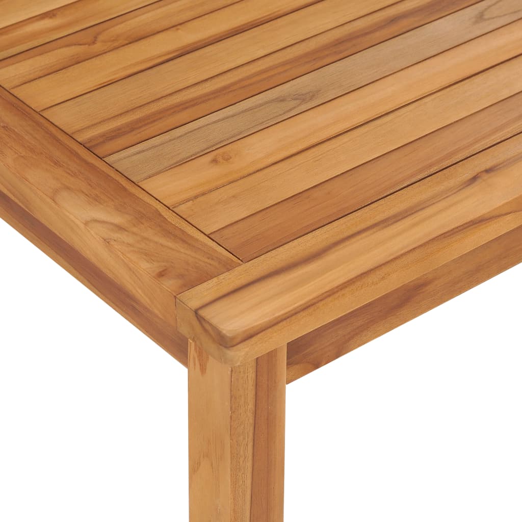 Vrtni blagovaonski set od 7 dijelova 120 x 70 cm masivno tikovino drvo