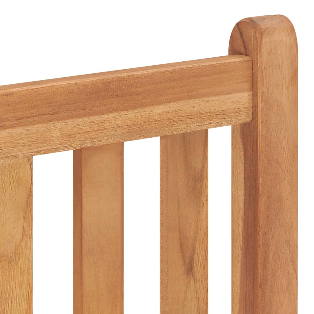 Vrtni blagovaonski set od 7 dijelova 120 x 70 cm masivno tikovino drvo