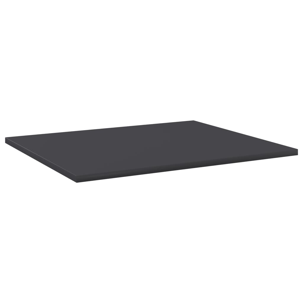 Police za knjige 4 kom sive 60 x 50 x 1,5 cm od iverice